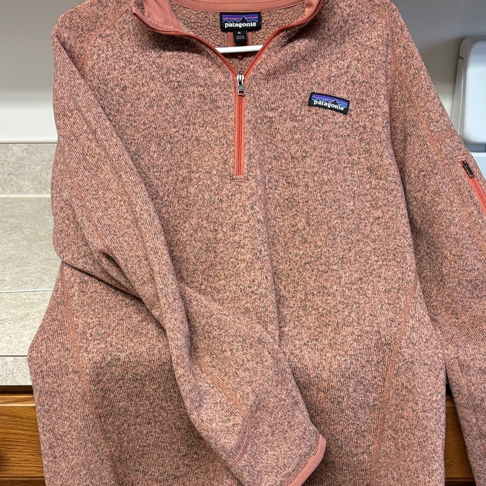 Patagonia Rose Heather Quarter-Zip Fleece